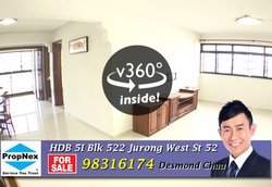 Blk 522 Jurong West Street 52 (Jurong West), HDB 5 Rooms #158168782
